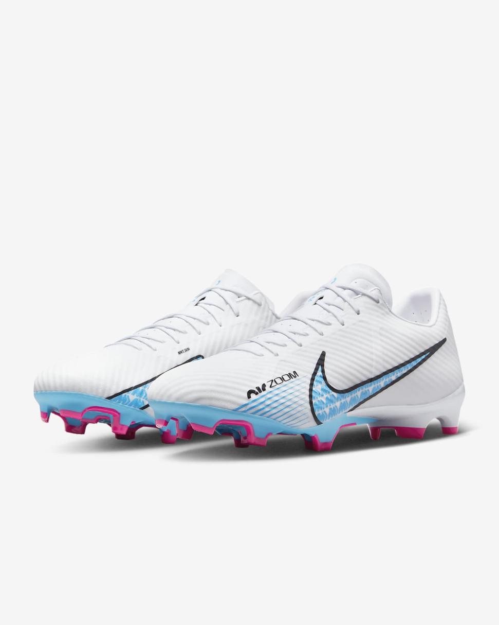 Nike Mercurial Vapor 15 Academy White/Hot Punch/Coconut Milk/Baltic Blue | Mens Nike Soccer