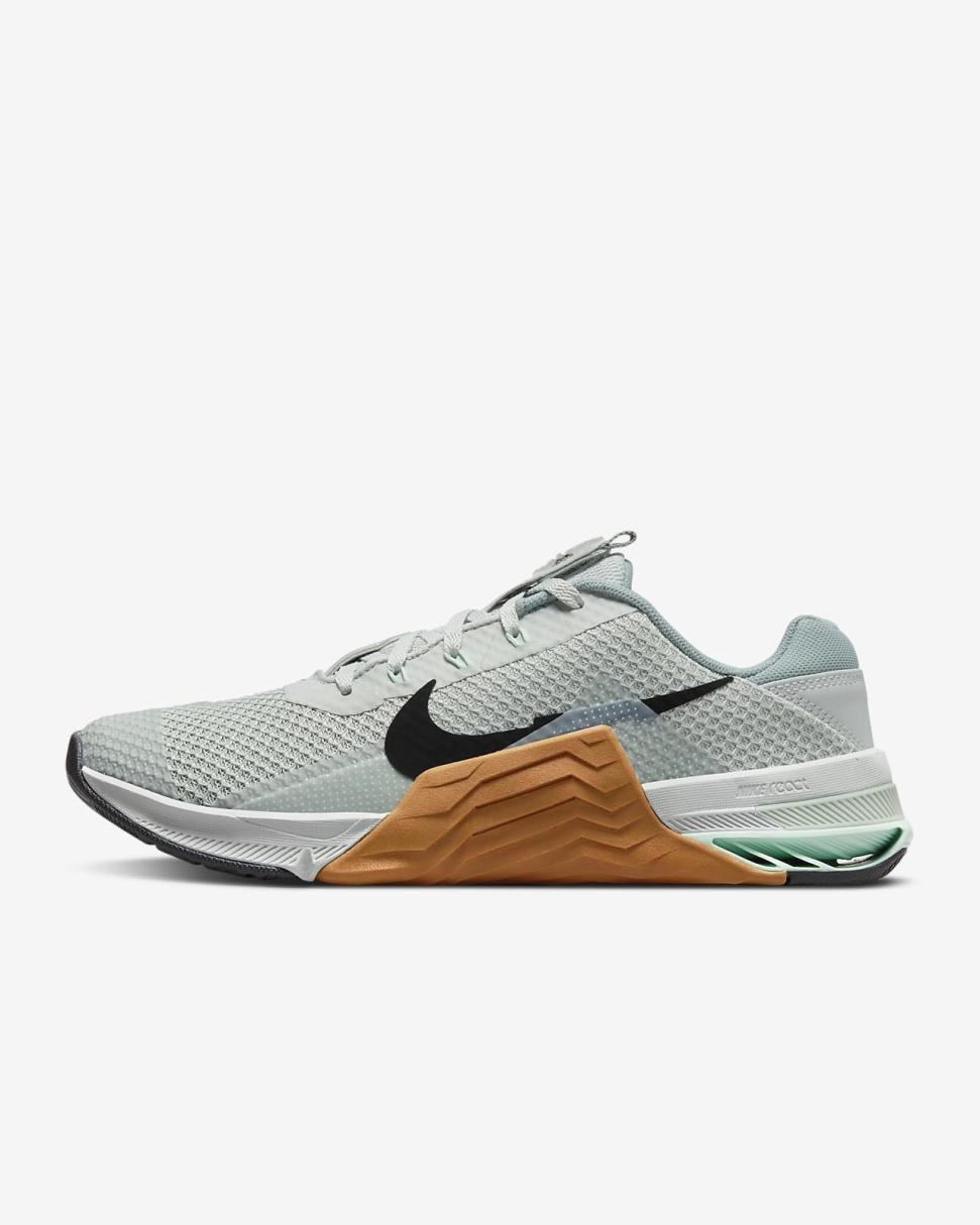 Nike Metcon 7 Light Silver/Desert Ochre/Dusty Sage/Black | Mens Nike Training & Gym