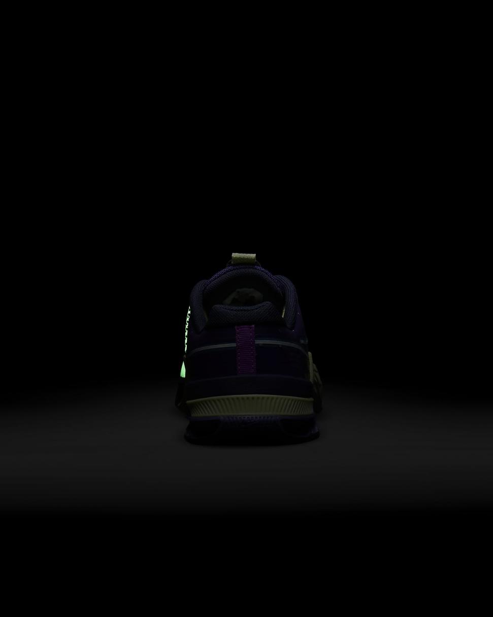 Nike Metcon 8 AMP Deep Purple/Barely Volt/Blackened Blue/Baltic Blue | Womens Nike Training & Gym