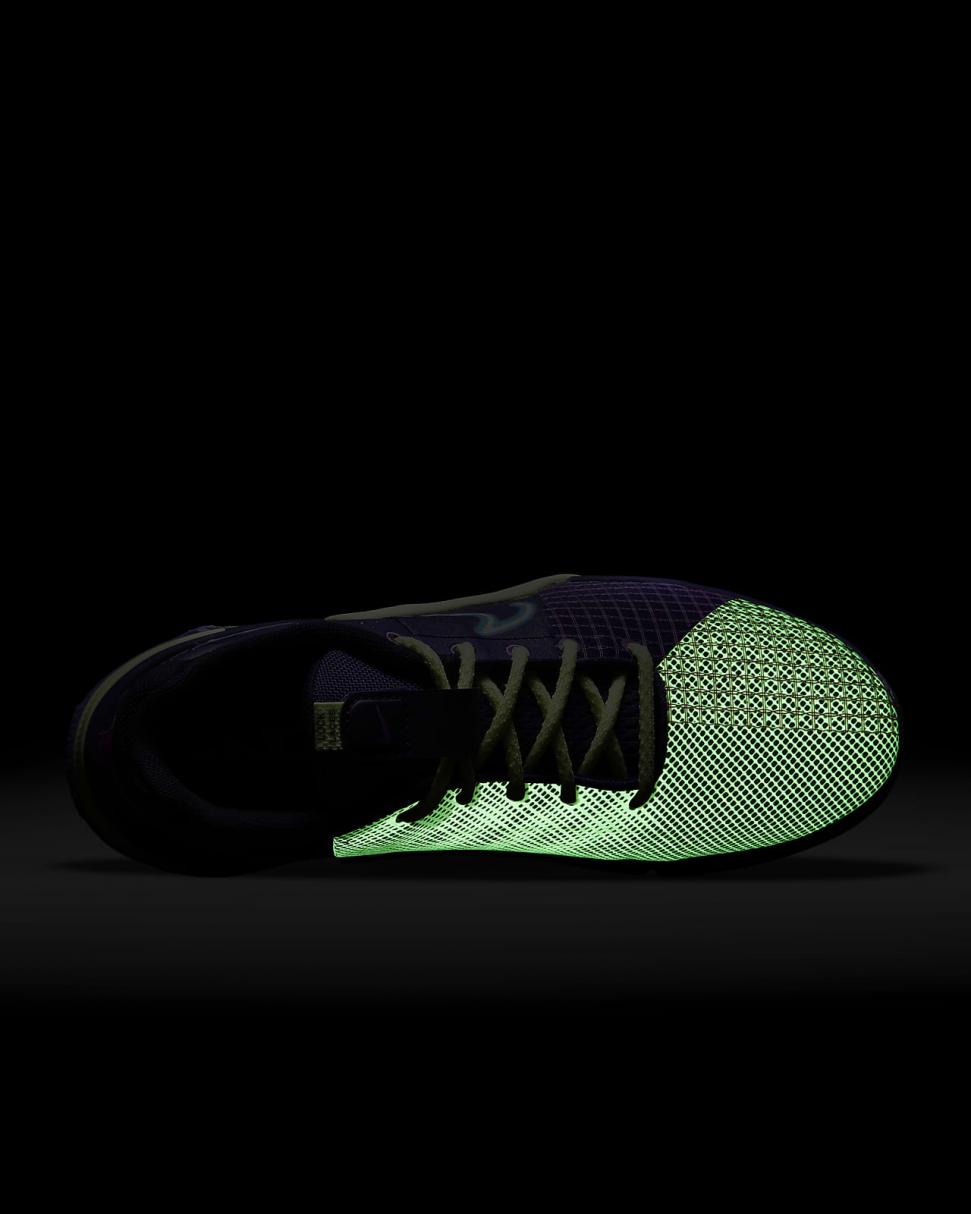 Nike Metcon 8 AMP Deep Purple/Barely Volt/Blackened Blue/Baltic Blue | Womens Nike Training & Gym