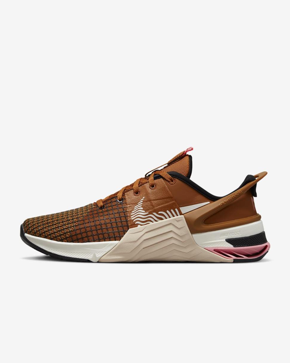 Nike Metcon 8 FlyEase Dark Russet/Sanddrift/Coral Chalk/Sail | Womens Nike Training & Gym