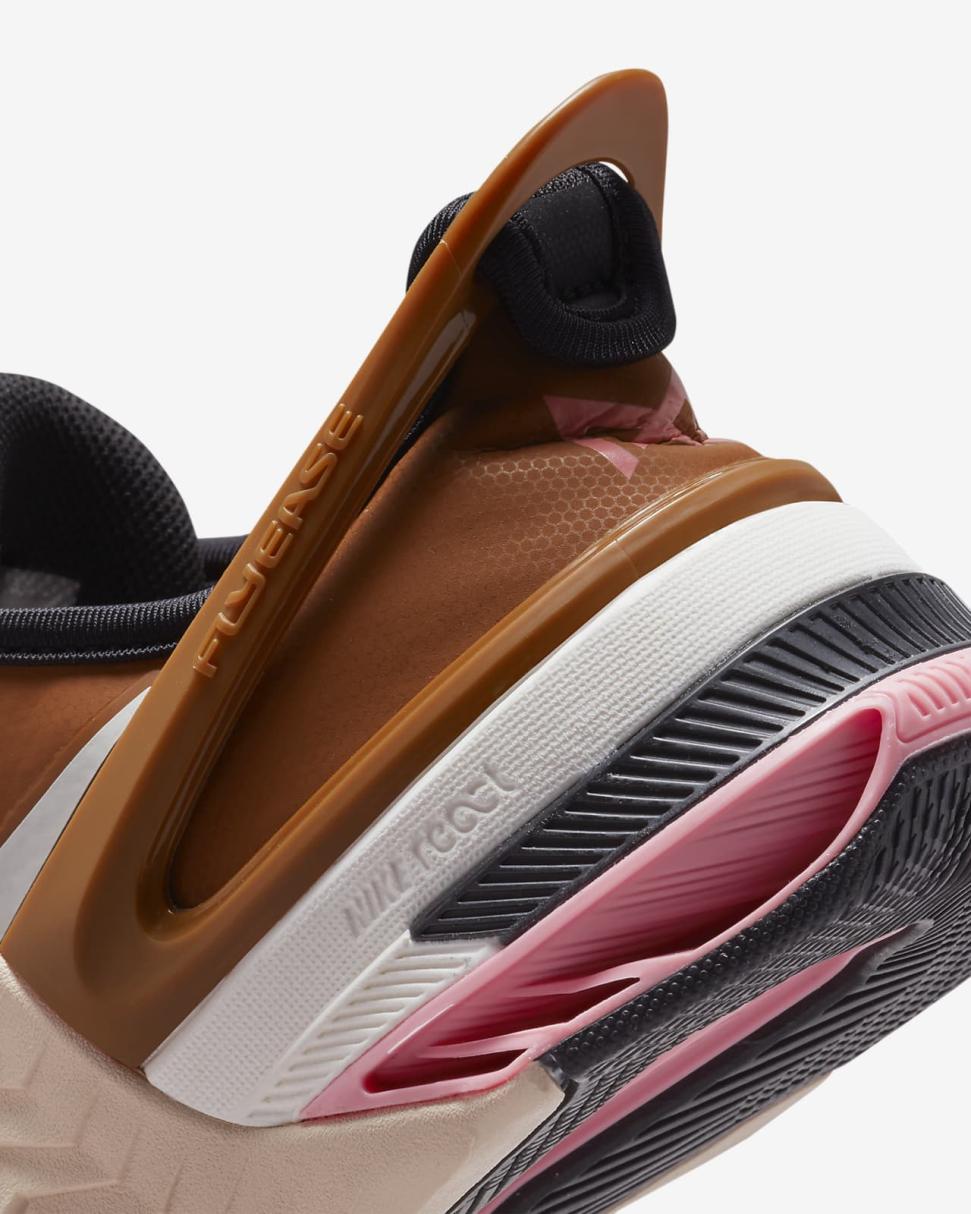 Nike Metcon 8 FlyEase Dark Russet/Sanddrift/Coral Chalk/Sail | Womens Nike Training & Gym