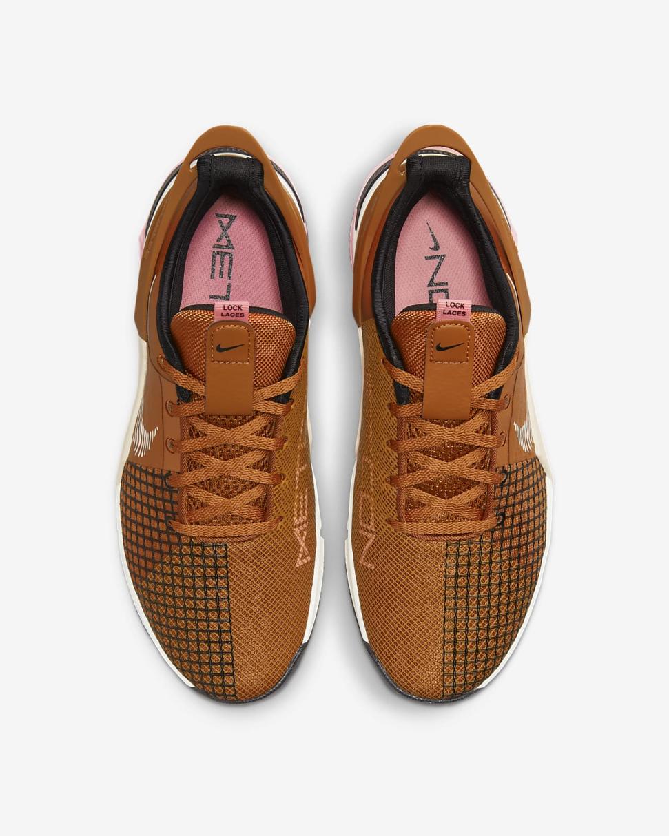 Nike Metcon 8 FlyEase Dark Russet/Sanddrift/Coral Chalk/Sail | Womens Nike Training & Gym