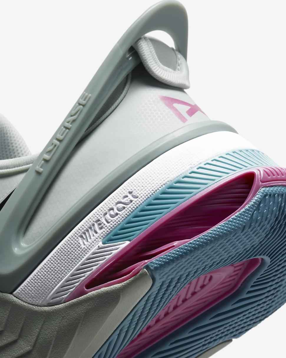 Nike Metcon 8 FlyEase Light Silver/Mica Green/Cosmic Fuchsia/Black | Womens Nike Training & Gym