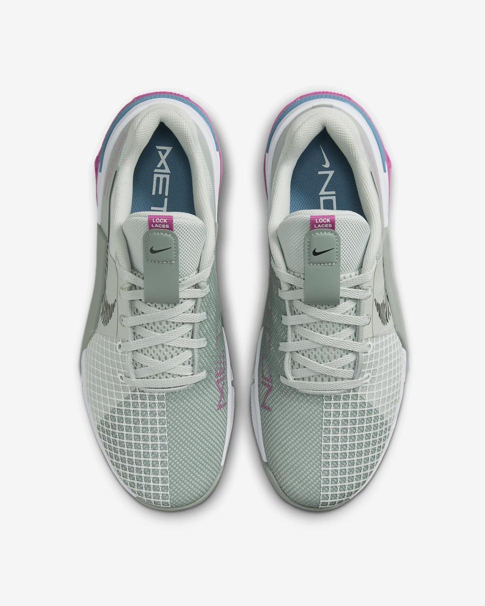 Nike Metcon 8 Light Silver/Mica Green/Cosmic Fuchsia/Black | Womens Nike Training & Gym