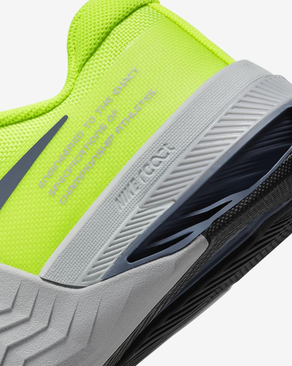 Nike Metcon 8 Volt/Wolf Grey/Photon Dust/Diffused Blue | Mens Nike Training & Gym