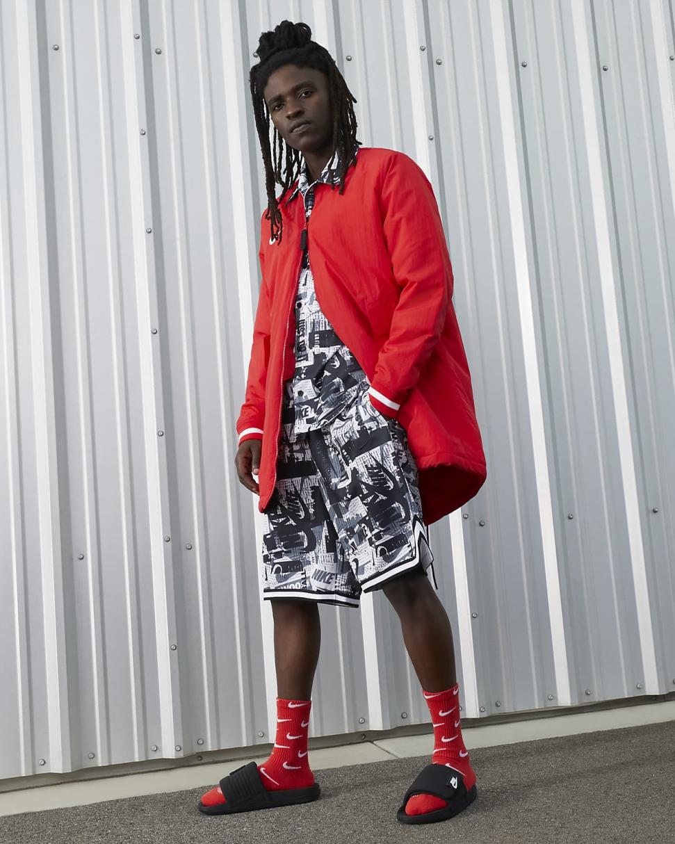 Nike Offcourt Adjust Black/Black/White | Mens Nike Lifestyle