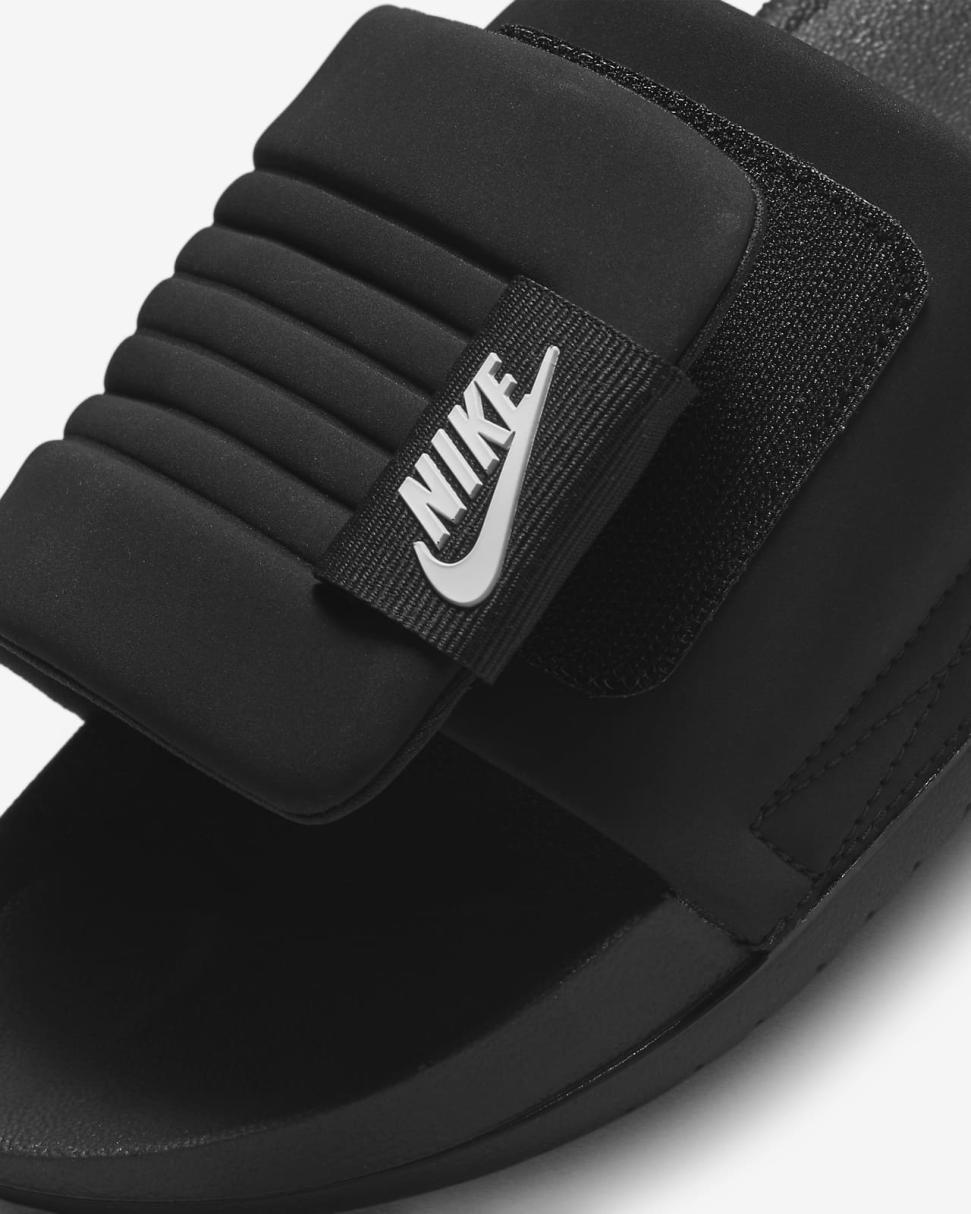 Nike Offcourt Adjust Black/Black/White | Mens Nike Lifestyle