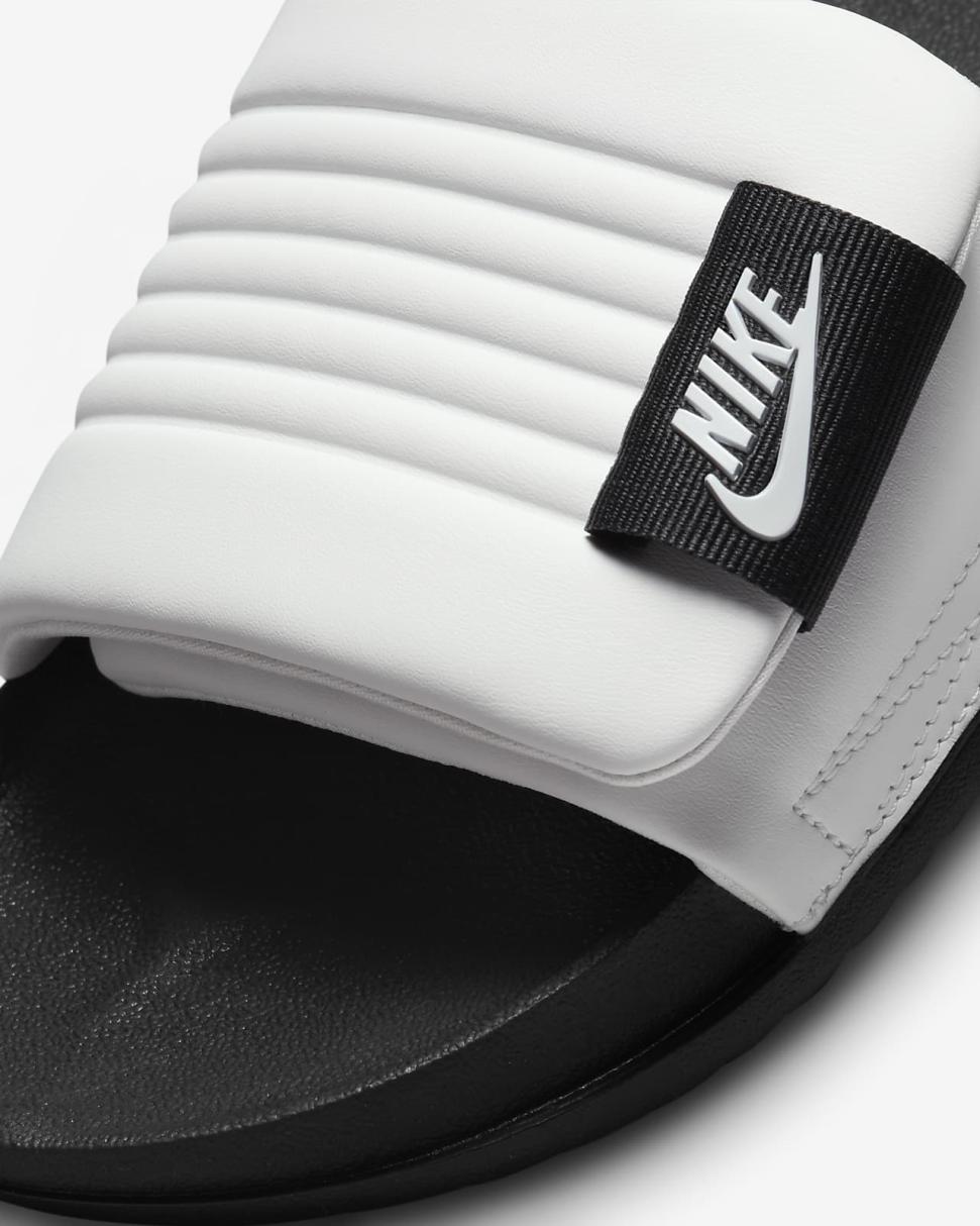 Nike Offcourt Adjust Summit White/Black/Summit White | Mens Nike Lifestyle