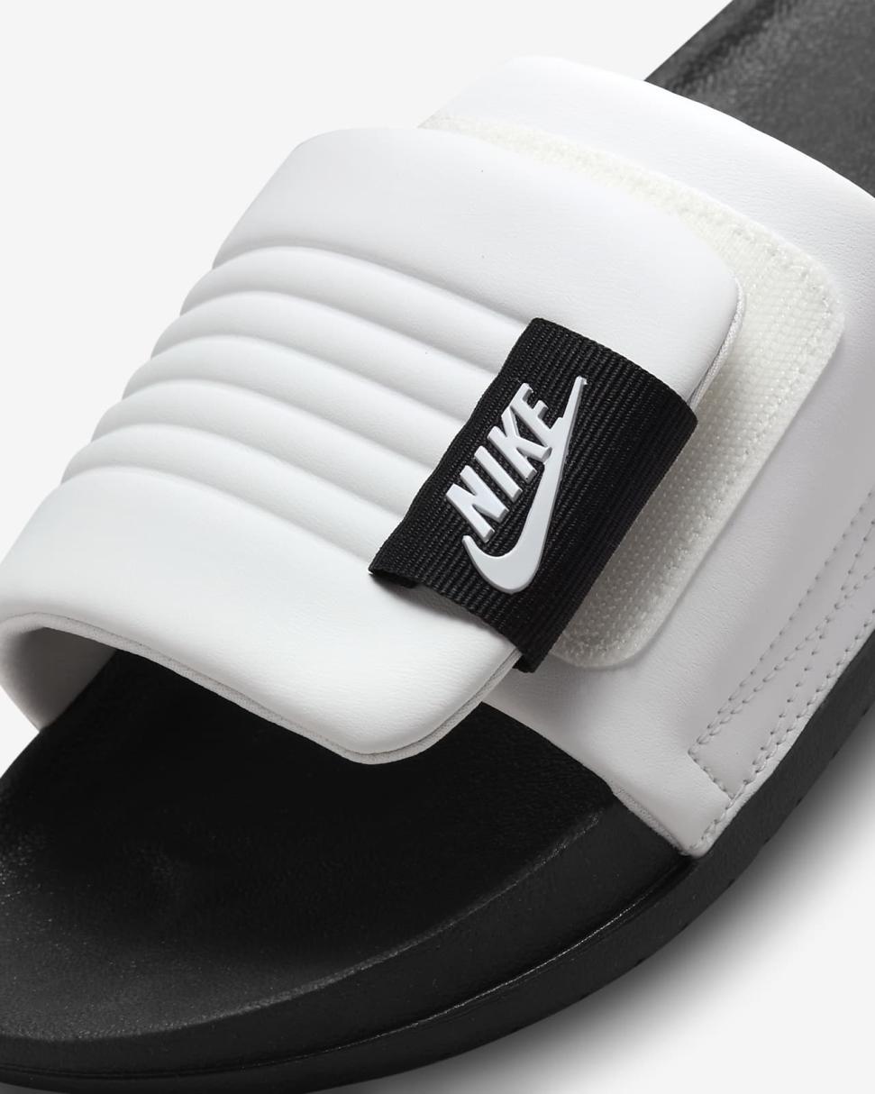 Nike Offcourt Adjust Summit White/Black/Summit White | Mens Nike Lifestyle