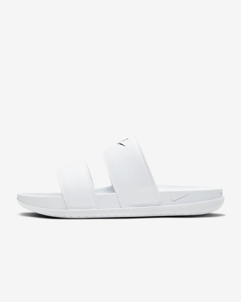 Nike Offcourt Duo White/White/Black | Womens Nike Lifestyle