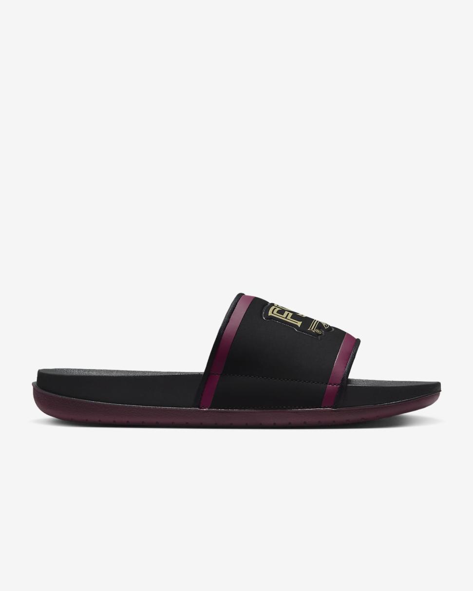 Nike Offcourt (Florida State) Black/Team Maroon/Team Gold | Mens Nike Slides