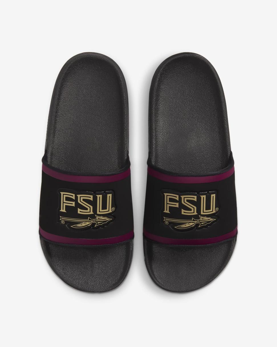 Nike Offcourt (Florida State) Black/Team Maroon/Team Gold | Mens Nike Slides