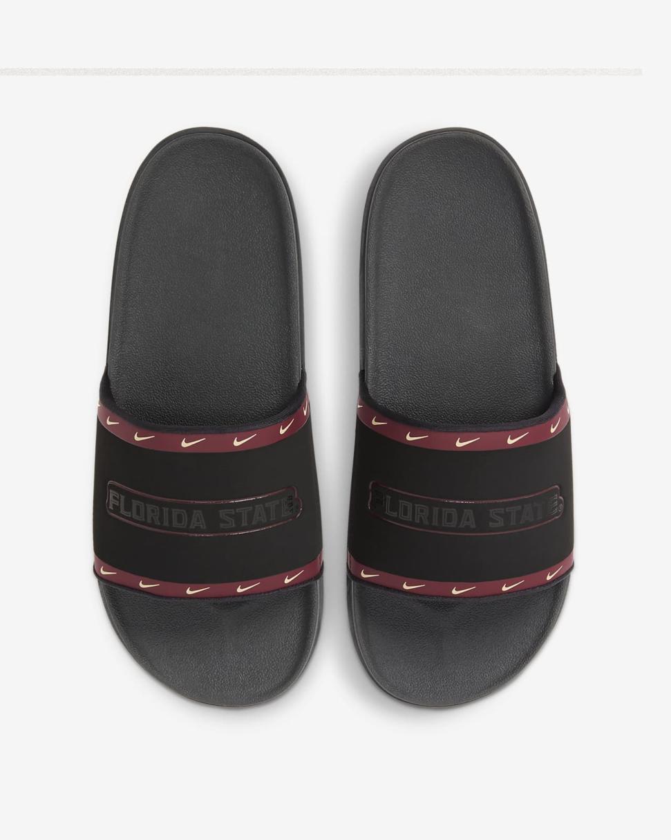 Nike Offcourt (Florida State) Black/Team Maroon/Team Gold/Anthracite | Mens/Womens Nike Lifestyle