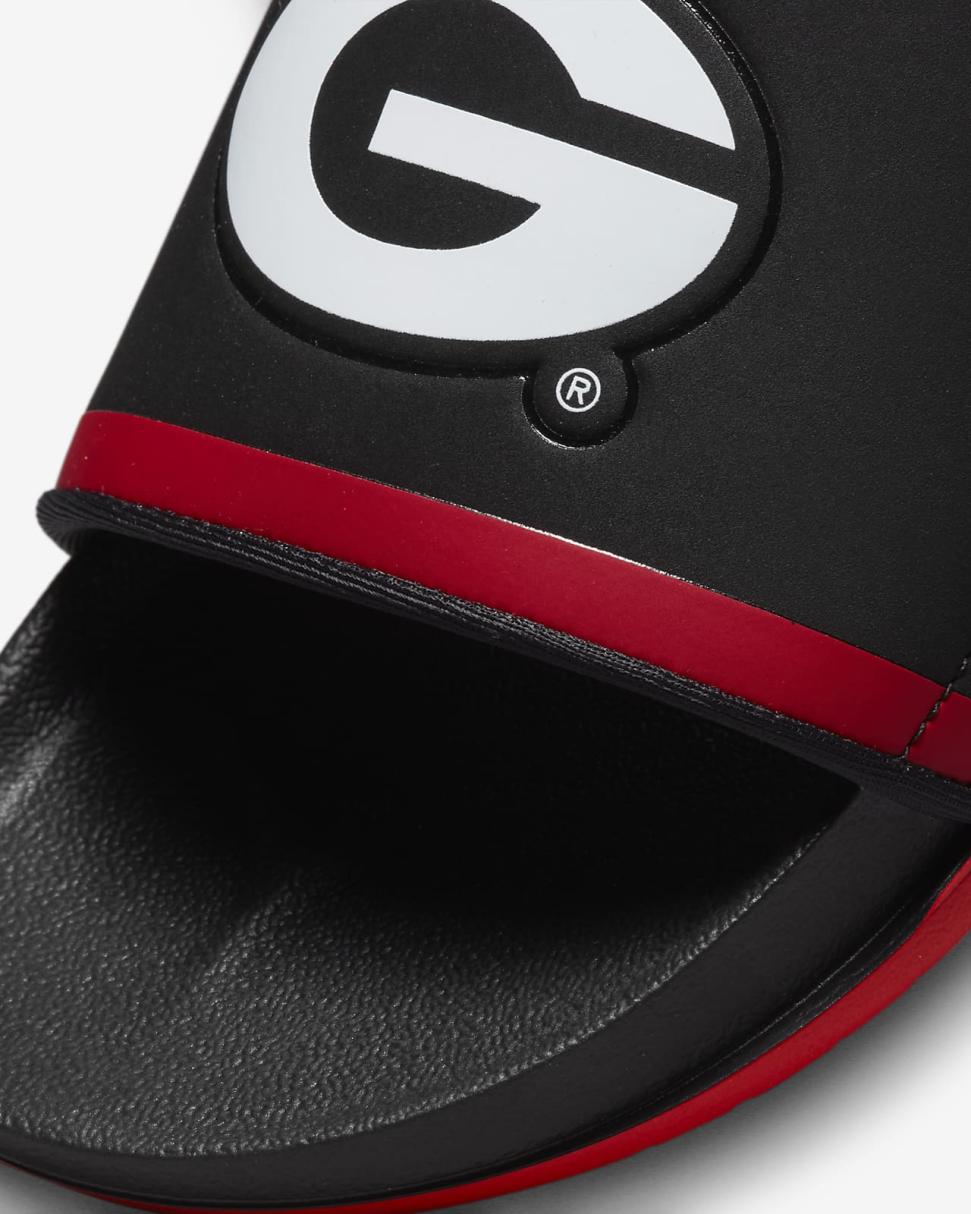 Nike Offcourt (Georgia) Black/University Red/White | Mens Nike Slides