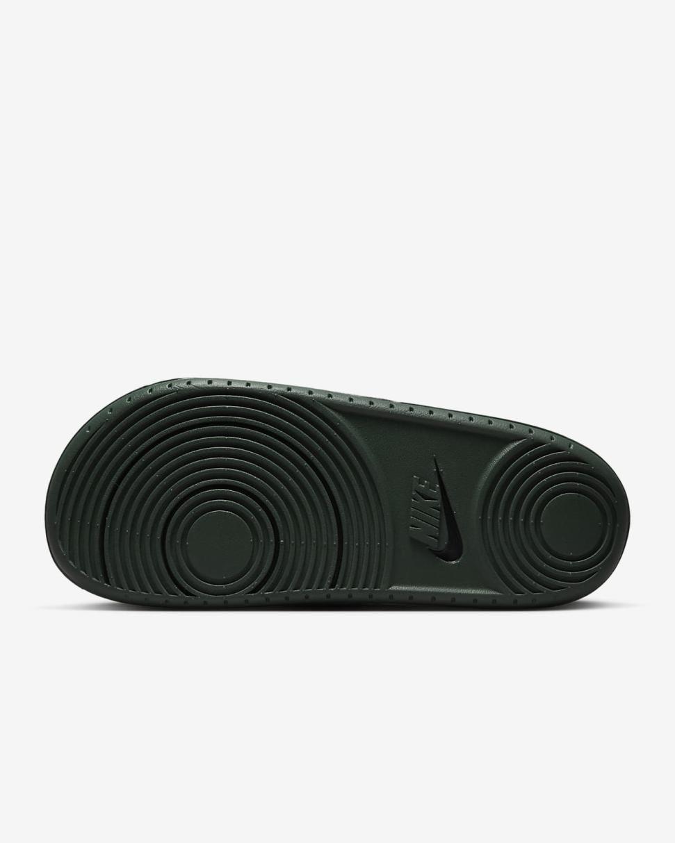 Nike Offcourt (Michigan State) Black/Pro Green/White | Mens Nike Slides