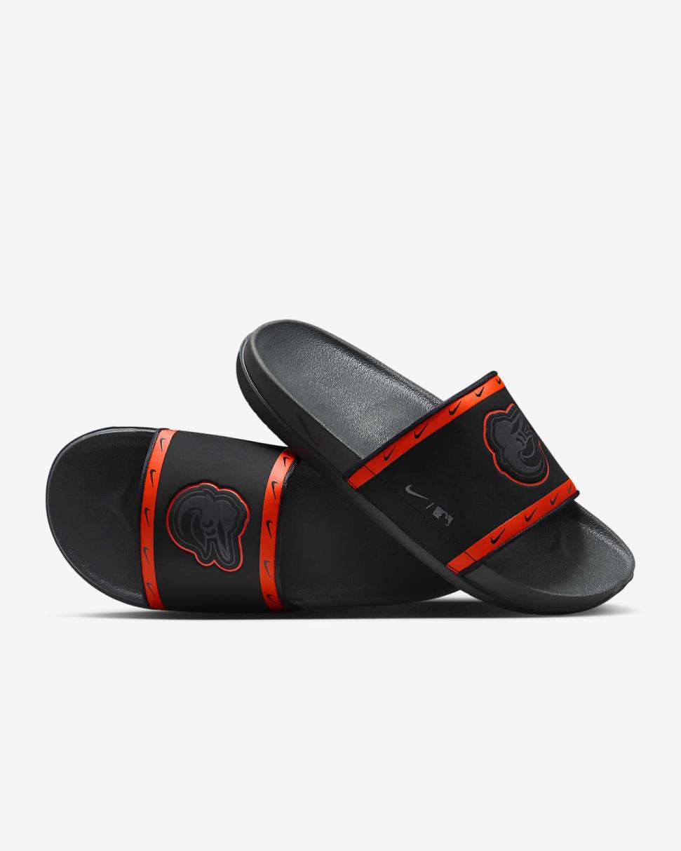 Nike Offcourt (MLB Baltimore Orioles) Black/Team Orange/Black/Anthracite | Mens Nike Slides