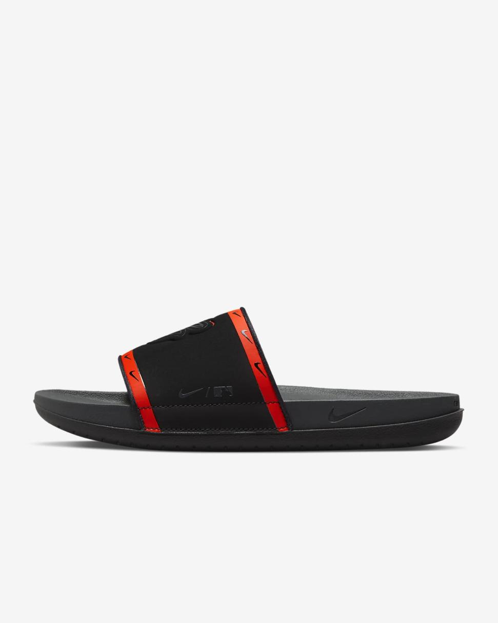 Nike Offcourt (MLB Baltimore Orioles) Black/Team Orange/Black/Anthracite | Mens Nike Slides