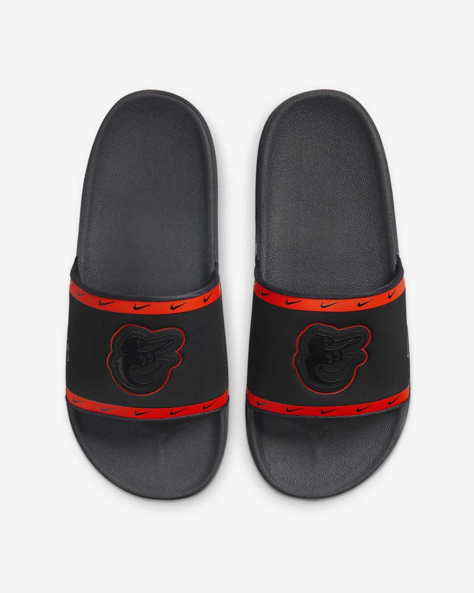 Nike Offcourt (MLB Baltimore Orioles) Black/Team Orange/Black/Anthracite | Mens Nike Slides