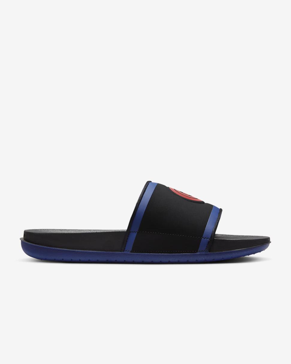 Nike Offcourt (MLB Chicago Cubs) Black/Deep Royal Blue/Sport Red | Mens Nike Slides