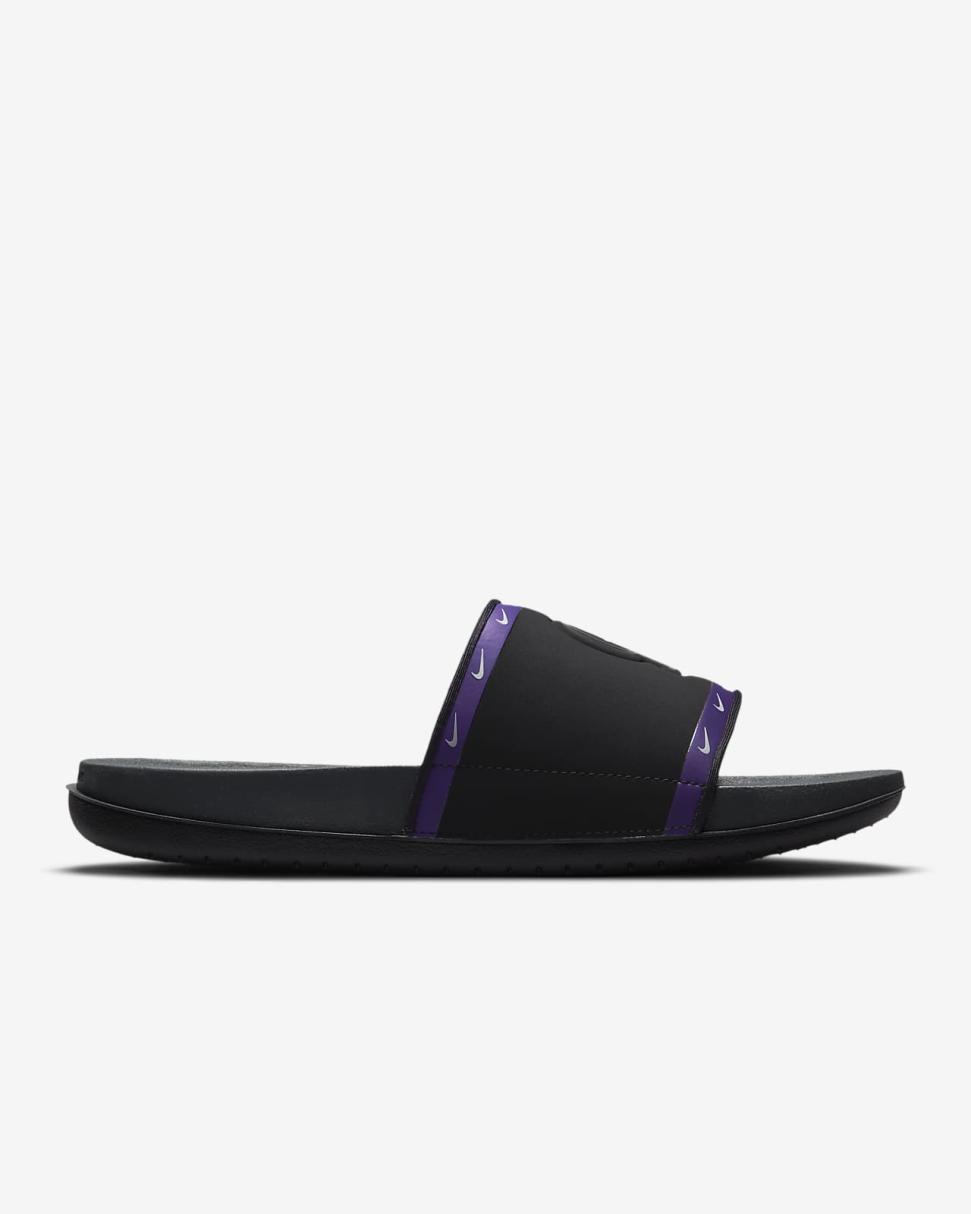 Nike Offcourt (MLB Colorado Rockies) Black/Court Purple/Wolf Grey/Anthracite | Mens Nike Slides