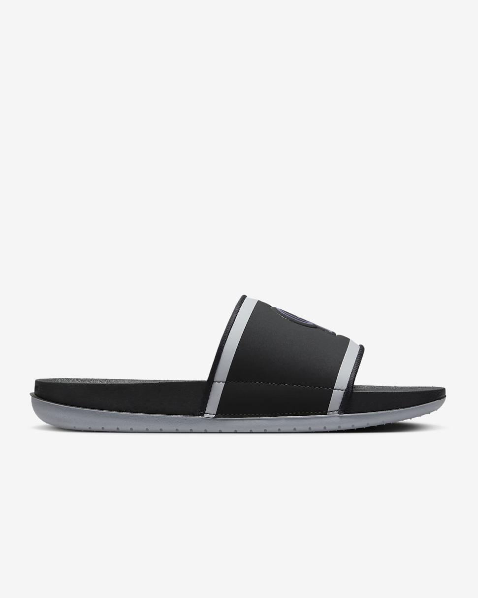 Nike Offcourt (MLB Colorado Rockies) Black/Wolf Grey/Court Purple | Mens Nike Slides