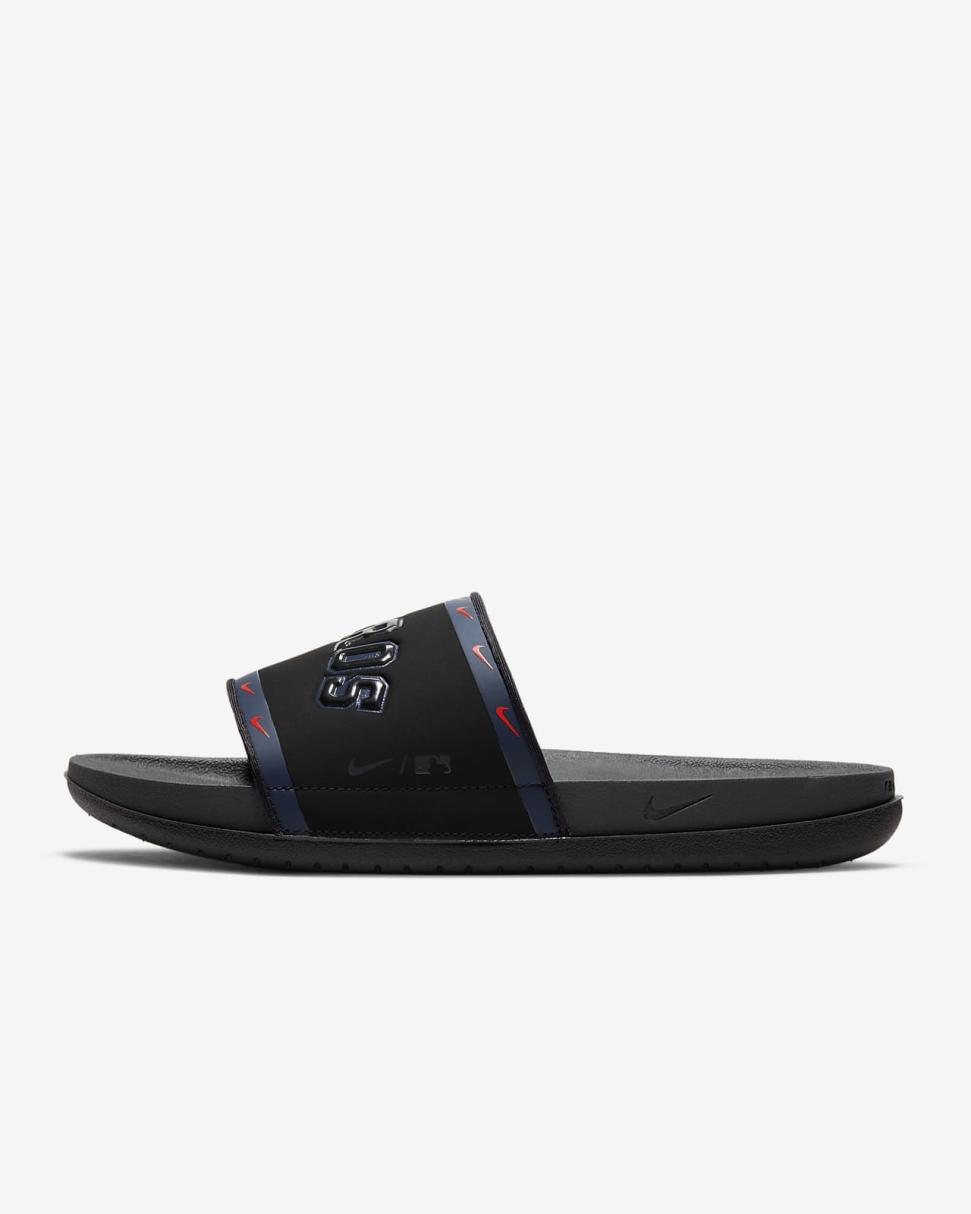 Nike Offcourt (MLB Houston Astros) Black/Midnight Navy/Team Orange/Anthracite | Mens Nike Slides