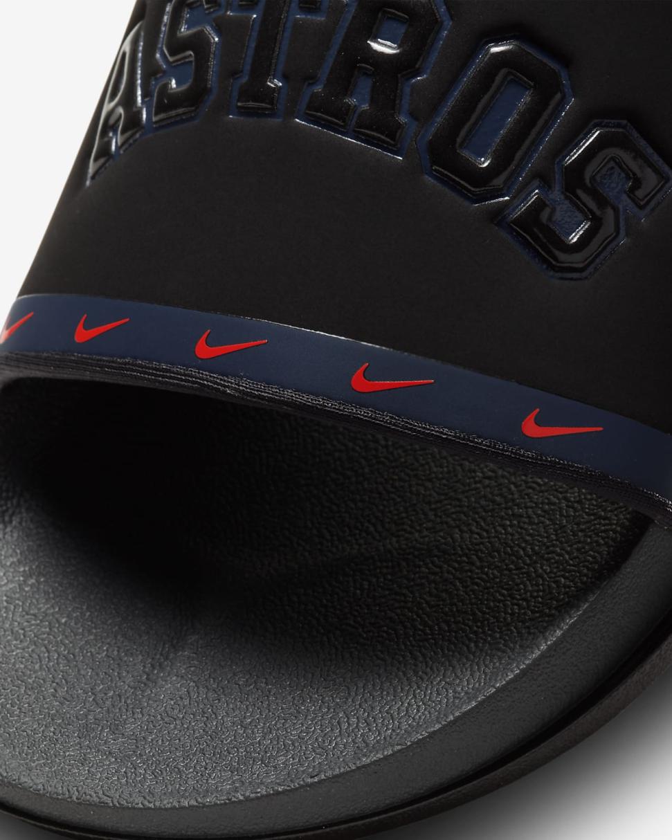 Nike Offcourt (MLB Houston Astros) Black/Midnight Navy/Team Orange/Anthracite | Mens Nike Slides