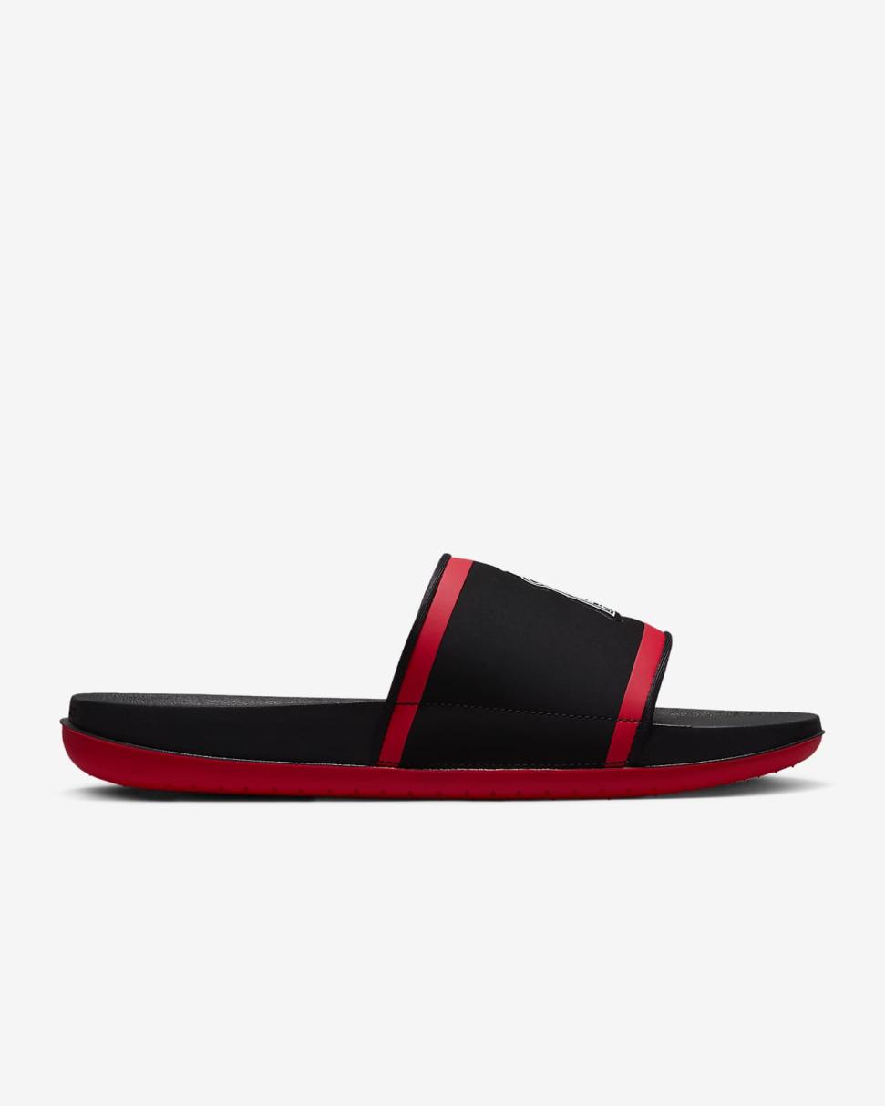 Nike Offcourt (MLB Los Angeles Angels) Black/Sport Red/White | Mens Nike Slides