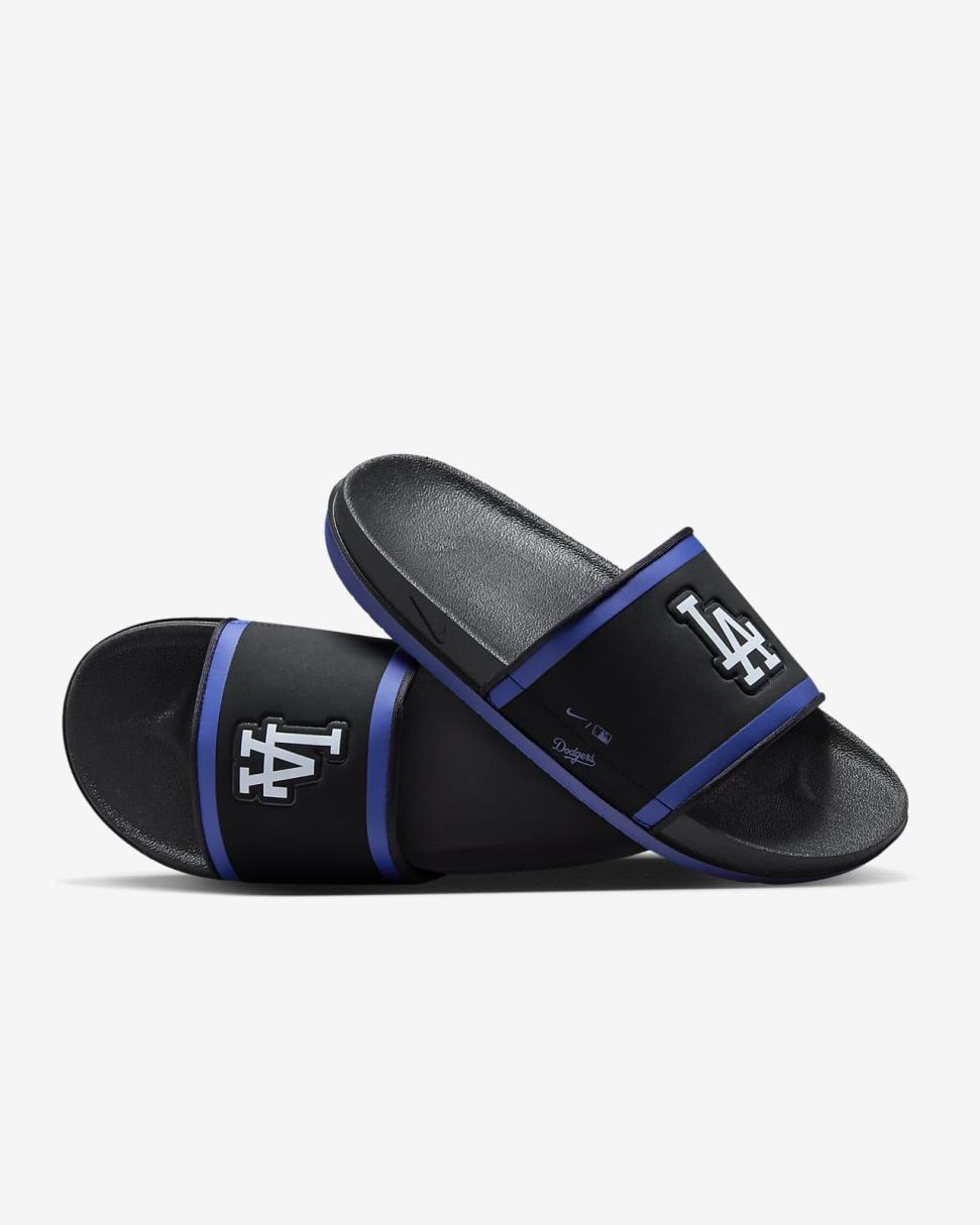 Nike Offcourt (MLB Los Angeles Dodgers) Black/Rush Blue/White | Mens Nike Slides