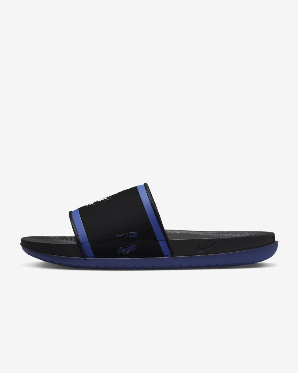 Nike Offcourt (MLB Los Angeles Dodgers) Black/Rush Blue/White | Mens Nike Slides