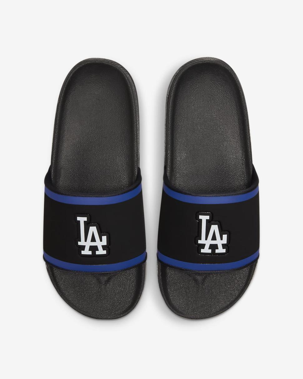 Nike Offcourt (MLB Los Angeles Dodgers) Black/Rush Blue/White | Mens Nike Slides