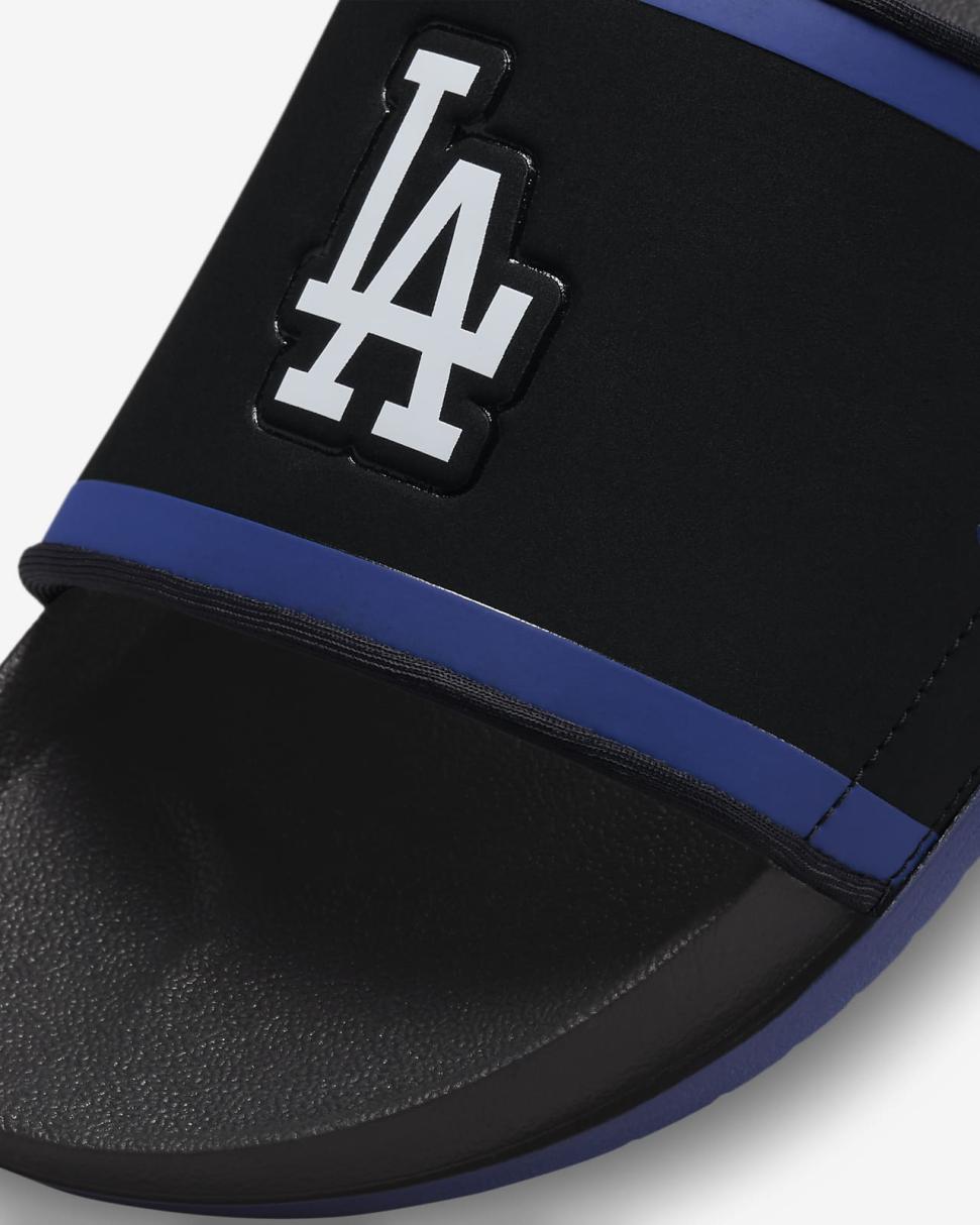 Nike Offcourt (MLB Los Angeles Dodgers) Black/Rush Blue/White | Mens Nike Slides