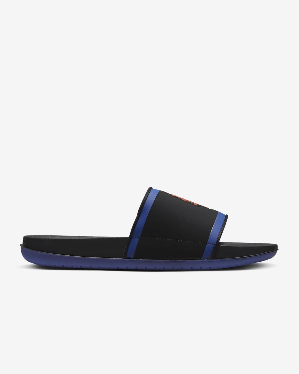 Nike Offcourt (MLB New York Mets) Black/Rush Blue/Team Orange | Mens Nike Slides