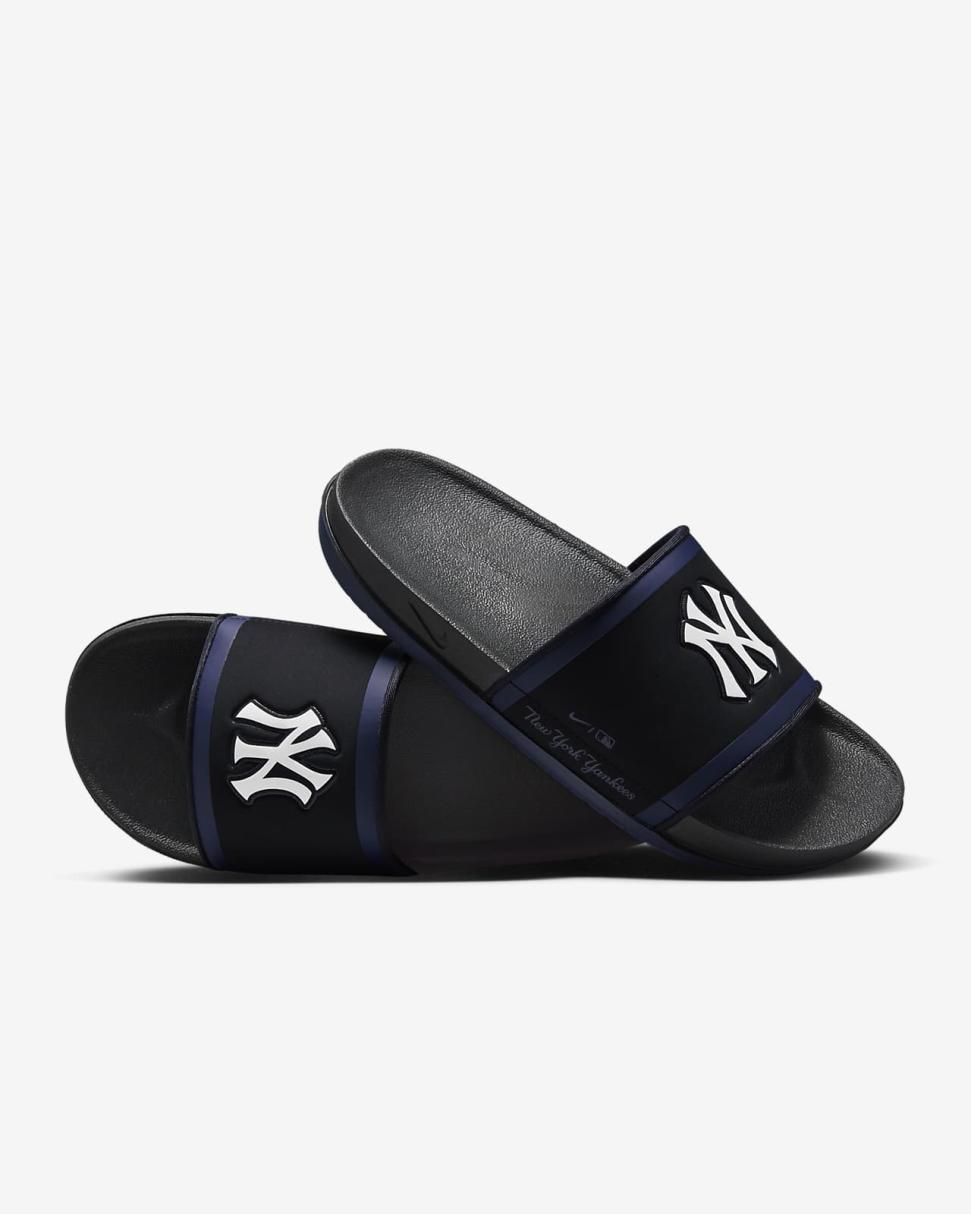 Nike Offcourt (MLB New York Yankees) Black/College Navy/White | Mens Nike Slides