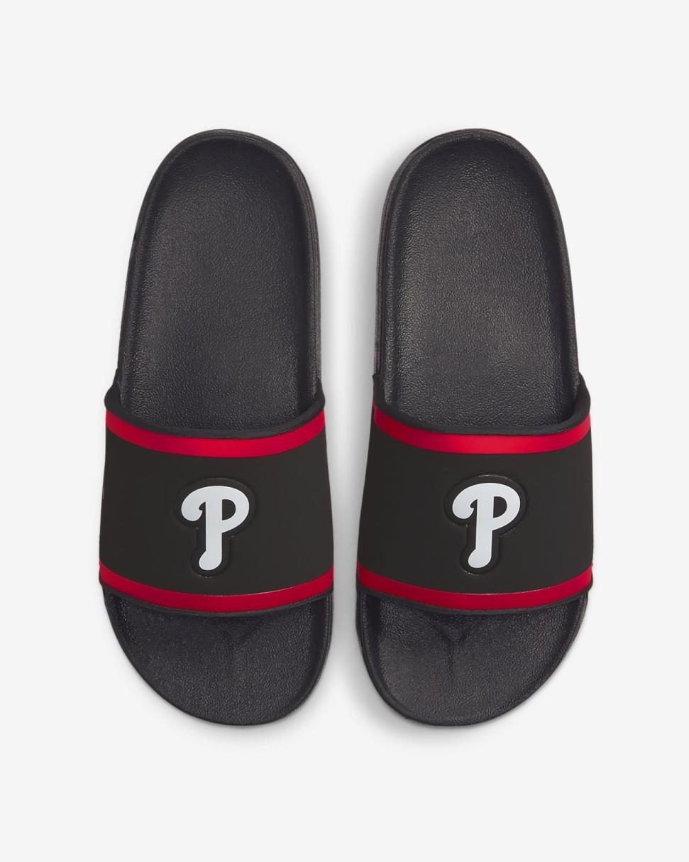 Nike Offcourt (MLB Philadelphia Phillies) Black/Sport Red/White | Mens Nike Slides