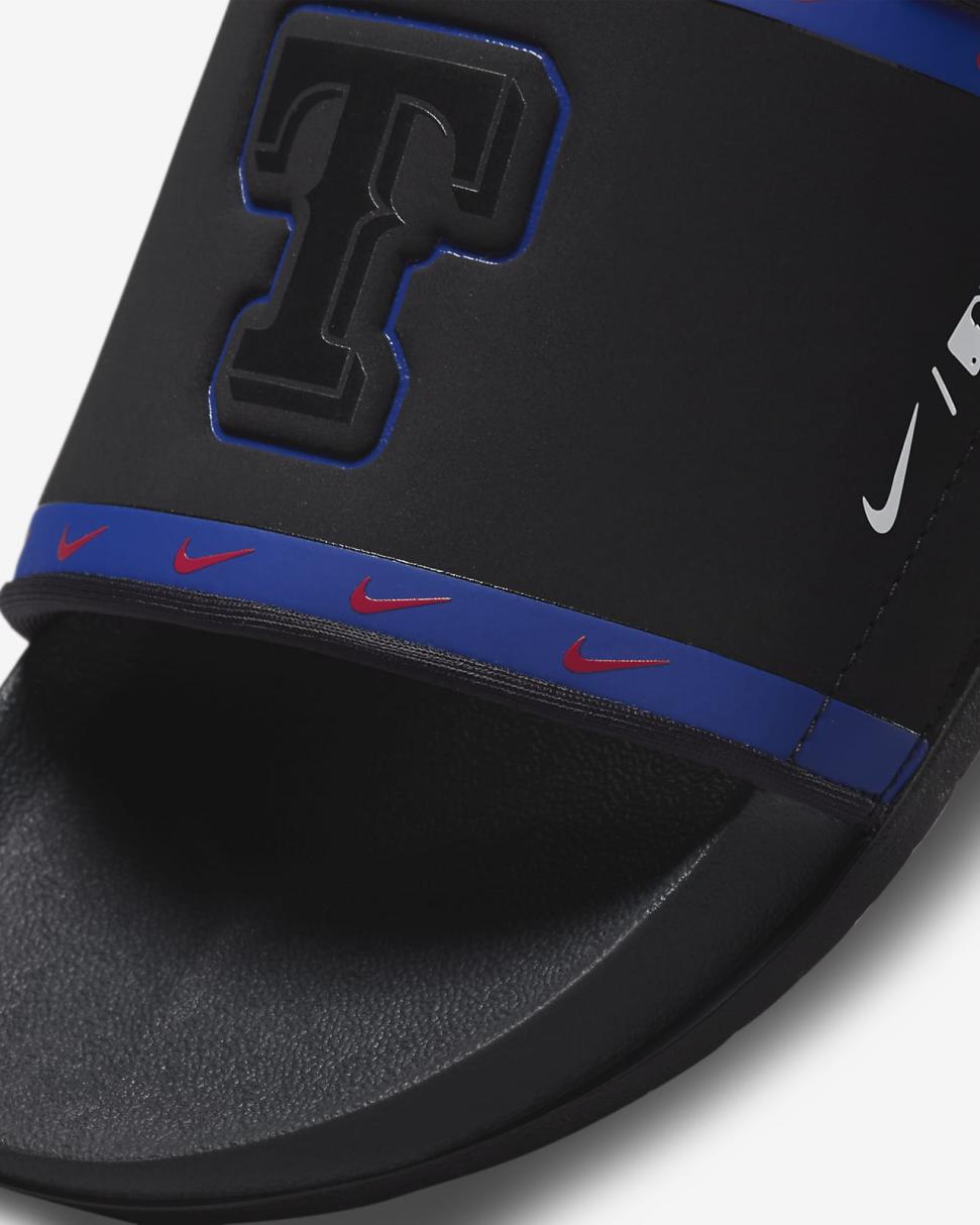Nike Offcourt (MLB Texas Rangers) Black/Deep Royal Blue/Sport Red/Anthracite | Mens Nike Slides