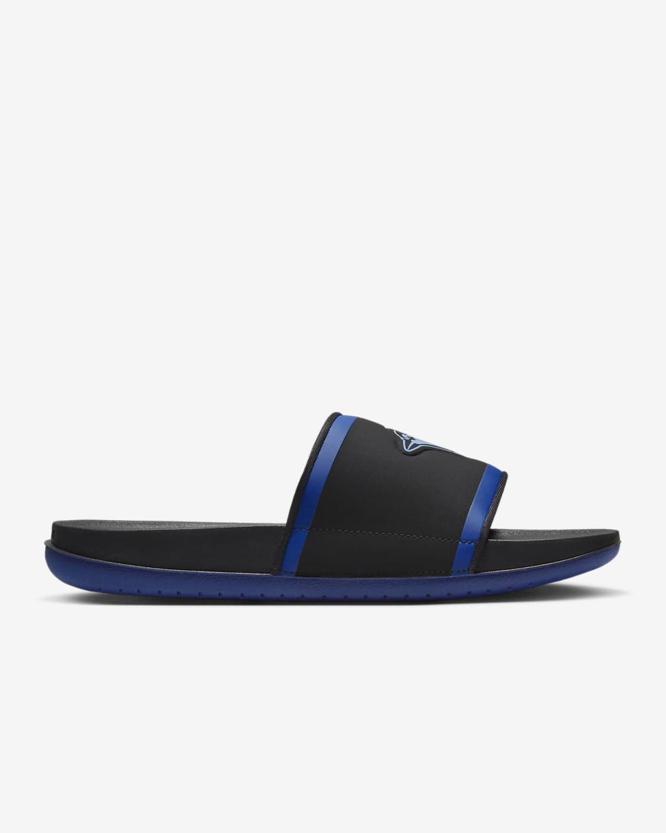 Nike Offcourt (MLB Toronto Blue Jays) Black/Rush Blue/Valor Blue | Mens Nike Slides