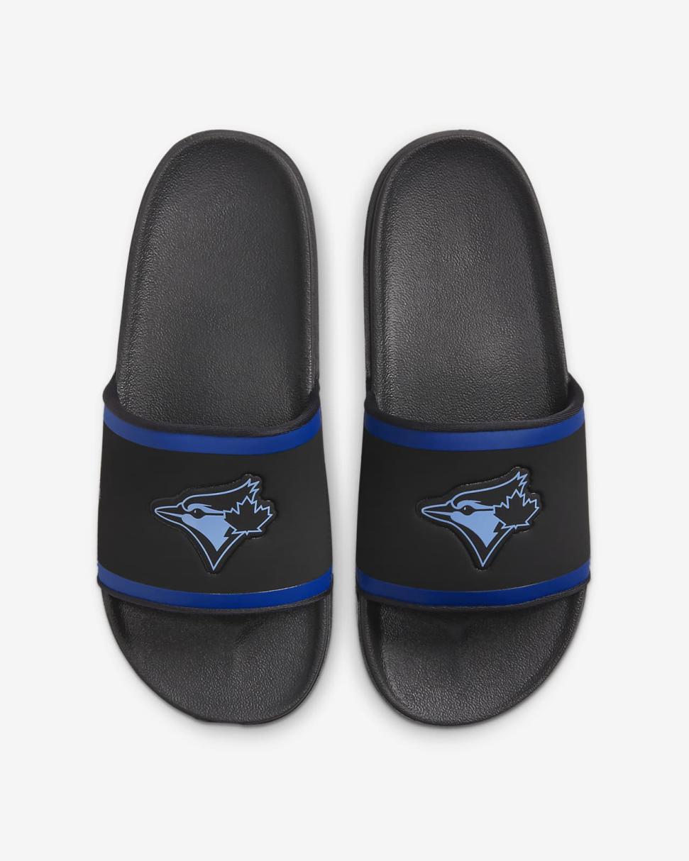 Nike Offcourt (MLB Toronto Blue Jays) Black/Rush Blue/Valor Blue | Mens Nike Slides