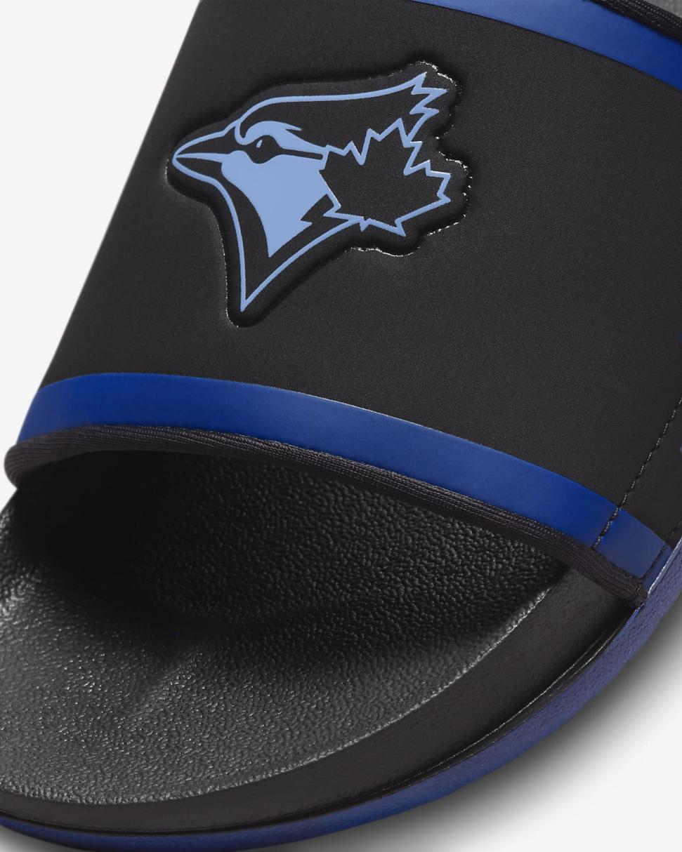 Nike Offcourt (MLB Toronto Blue Jays) Black/Rush Blue/Valor Blue | Mens Nike Slides
