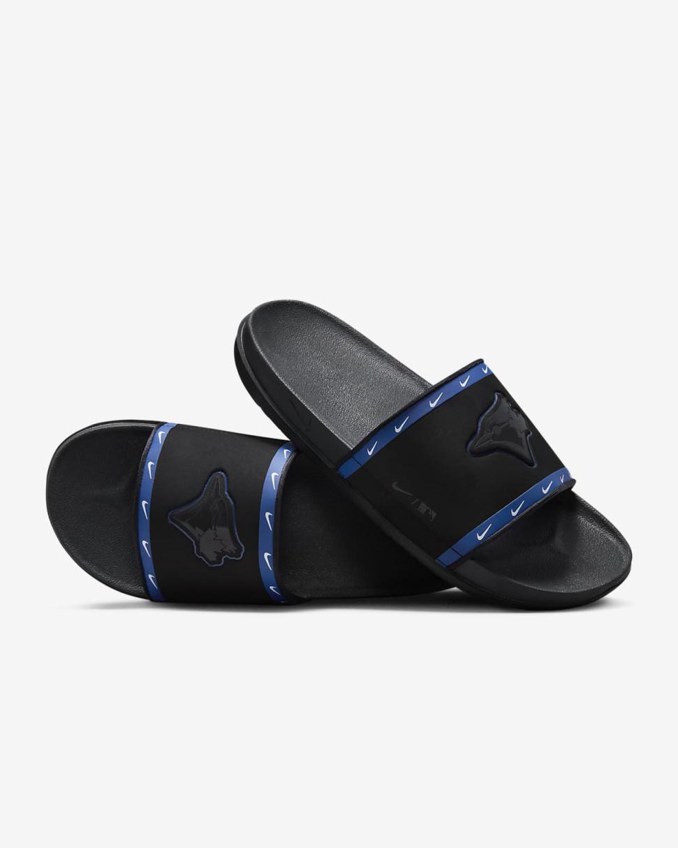 Nike Offcourt (MLB Toronto Blue Jays) Black/Rush Blue/White/Anthracite | Mens Nike Slides