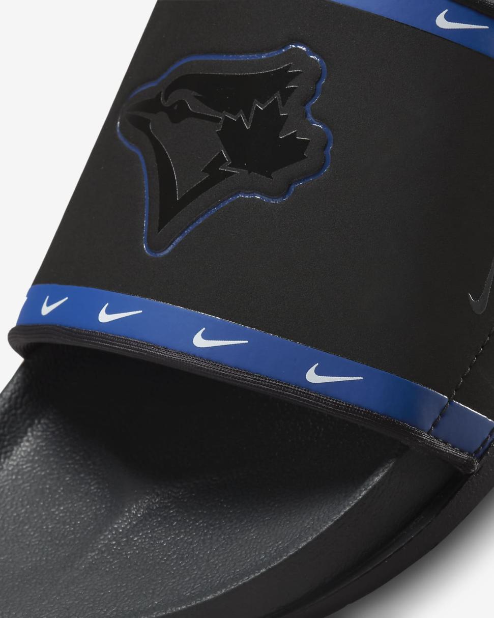 Nike Offcourt (MLB Toronto Blue Jays) Black/Rush Blue/White/Anthracite | Mens Nike Slides
