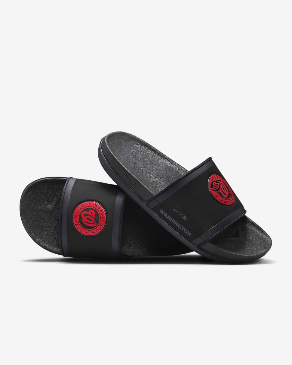 Nike Offcourt (MLB Washington Nationals) Black/Pitch Blue/Sport Red | Mens Nike Slides