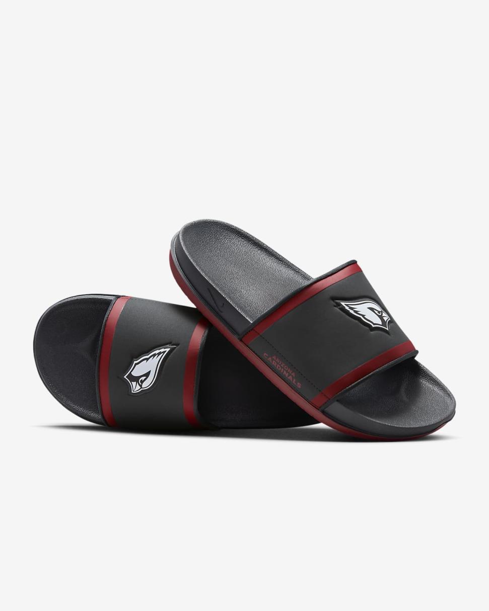 Nike Offcourt (NFL Arizona Cardinals) Anthracite/Tough Red/White | Mens Nike Slides