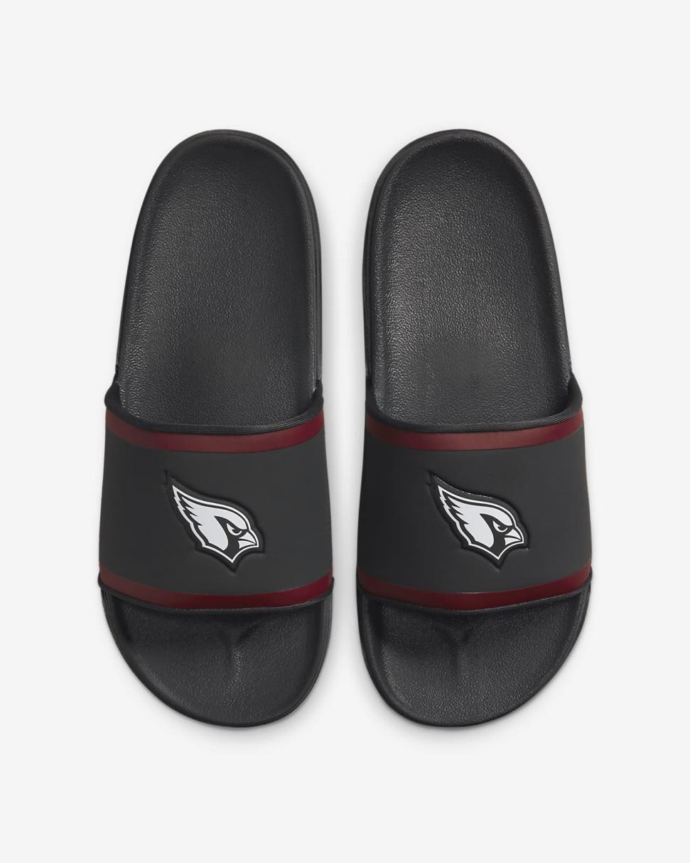 Nike Offcourt (NFL Arizona Cardinals) Anthracite/Tough Red/White | Mens Nike Slides