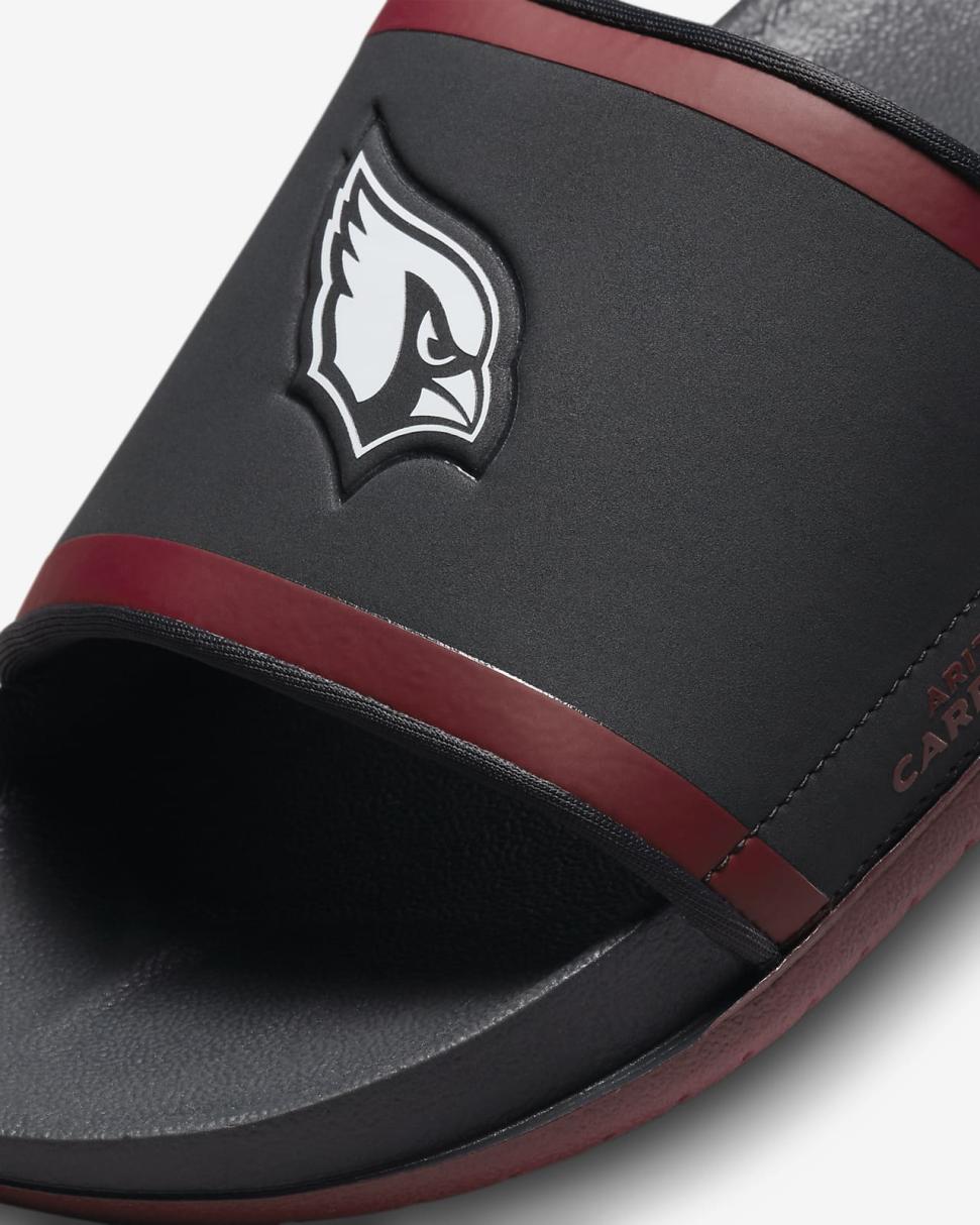 Nike Offcourt (NFL Arizona Cardinals) Anthracite/Tough Red/White | Mens Nike Slides