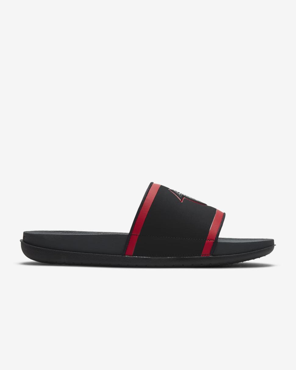 Nike Offcourt (NFL Atlanta Falcons) Black/University Red/White/Anthracite | Mens Nike Slides