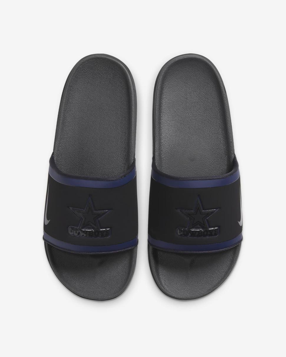 Nike Offcourt (NFL Dallas Cowboys) Black/College Navy/White/Anthracite | Mens Nike Slides