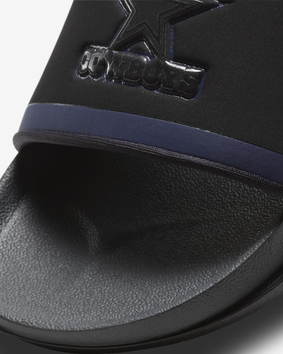 Nike Offcourt (NFL Dallas Cowboys) Black/College Navy/White/Anthracite | Mens Nike Slides