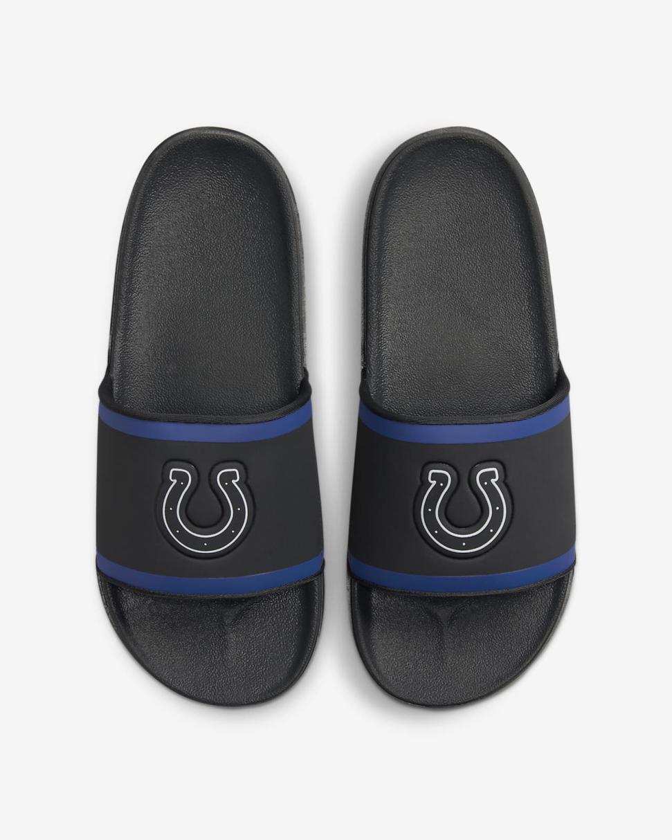 Nike Offcourt (NFL Indianapolis Colts) Anthracite/Gym Blue/White | Mens Nike Slides